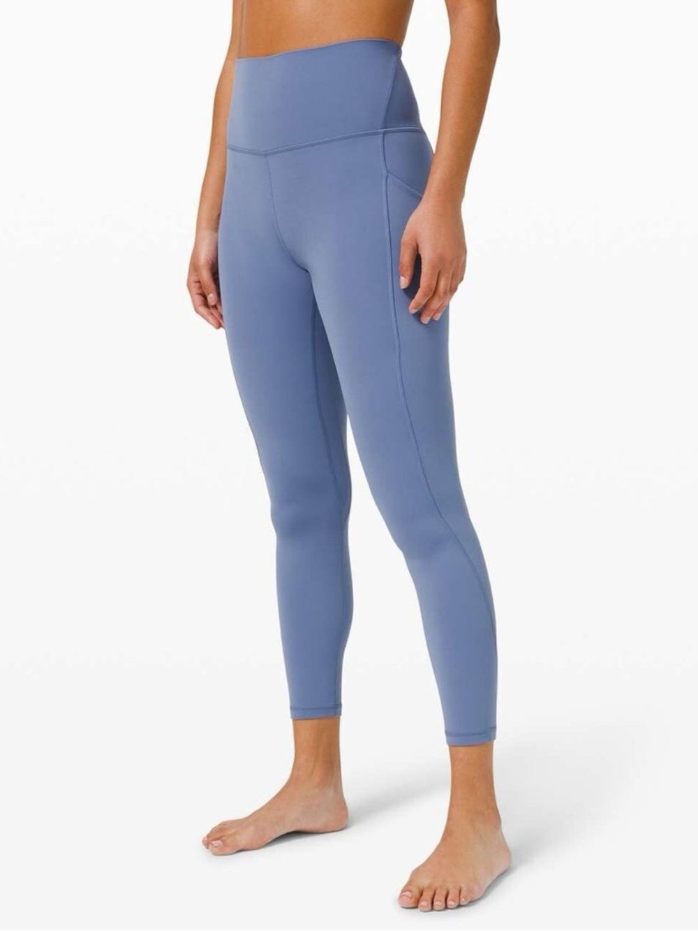 lululemon align high rise pant *25” with pockets in blue